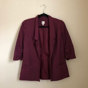 Maroon blazer